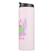 Niedlicher Frosch - Frogever-Liebe Thermosbecher (Nach rechts gedreht)