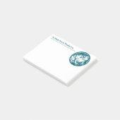 Niedlicher Frosch für Feuchtgebiete und Naturliebh Post-it Klebezettel (angewinkelt)