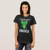 Niedlicher Frosch für Kinder Jungen Forest Zoo Tie T-Shirt (Vorne ganz)