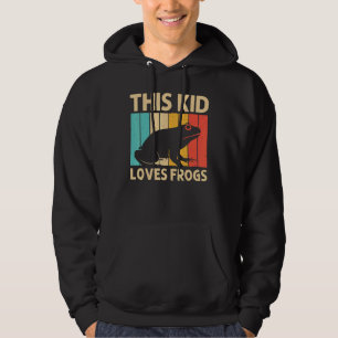 Niedlicher Frosch für Kleinkinder Frosch Toad Anim Hoodie