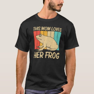 Niedlicher Frosch für Mama, weibliche Totenfresser T-Shirt