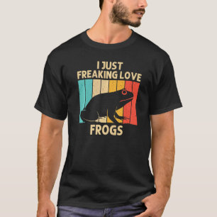 Niedlicher Frosch für Männer Froschtote Kaulquappe T-Shirt