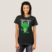 Niedlicher Frosch für Männer Vater Forest Zoo Tier T-Shirt (Vorne ganz)