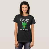 Niedlicher Frosch für Männer - Waldtierkatze T-Shirt (Vorne ganz)