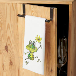 Niedlicher Frosch Geschirrtuch