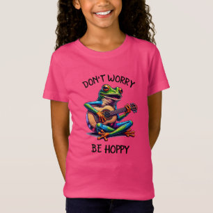 Niedlicher Frosch Gitarre spielen Mach dir keine T-Shirt