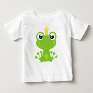Niedlicher Frosch, Grüner Frosch, Froschprinz, Kro Baby T-shirt