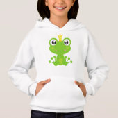 Niedlicher Frosch, Grüner Frosch, Froschprinz, Kro Hoodie (Vorderseite)