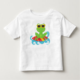 Niedlicher Frosch, grüner Frosch, kleiner Frosch,  Kleinkind T-shirt
