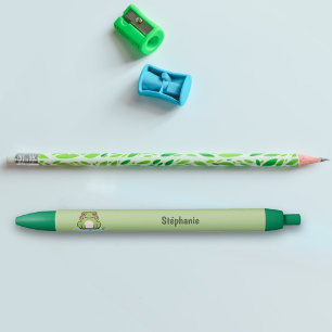 Niedlicher Frosch-grüner Pen Kugelschreiber