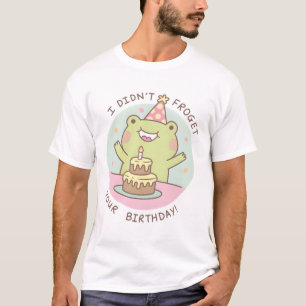 Niedlicher Frosch hat deinen Geburtstagspult nicht T-Shirt