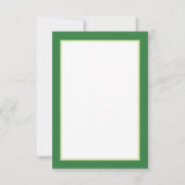 Niedlicher Frosch hinzufügen Mitteilungskarte (Rückseite)