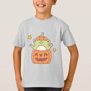 Niedlicher Frosch im Kürbiskölner T - Shirt
