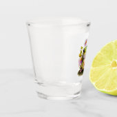 Niedlicher Frosch in Blume Schnapsglas (Links)