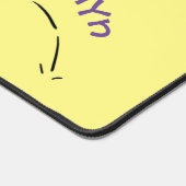 Niedlicher Frosch in einem roten Cartoon Schreibtischunterlage (Ecke)