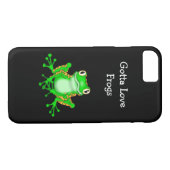 Niedlicher Frosch iPhone 7 Fall Case-Mate iPhone Hülle (Rückseite (Horizontal))