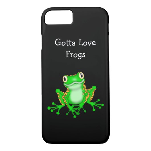 Niedlicher Frosch iPhone 7 Fall Case-Mate iPhone Hülle (Rückseite)