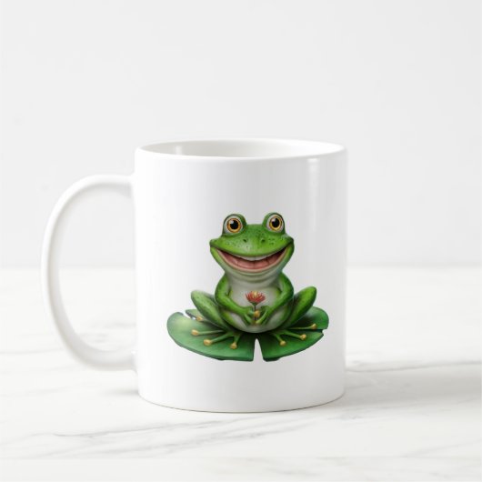 Niedlicher Frosch Kaffeetasse (Links)