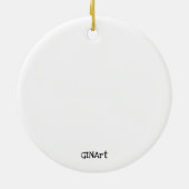 Niedlicher Frosch Keramik Ornament (Hinten)