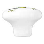 Niedlicher Frosch Keramikknauf (Seitenansicht)