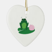 Niedlicher Frosch Keramikornament (Rechts)