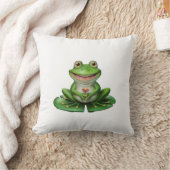 Niedlicher Frosch Kissen (Decke)