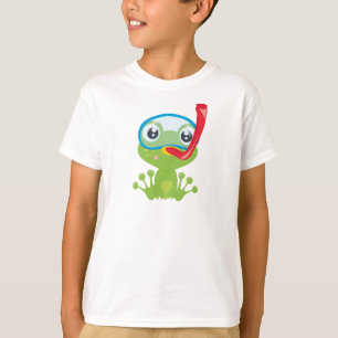 Niedlicher Frosch, kleiner Frosch, grüner Frosch, T-Shirt