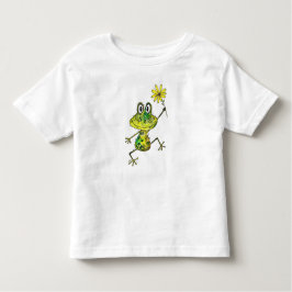 Niedlicher Frosch Kleinkind T-shirt