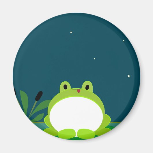 Niedlicher Frosch Magnet (Vorne)