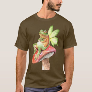 Niedlicher Frosch mit Cotgor-Ästhetik T-Shirt