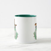 Niedlicher Frosch mit Cowboy-Hut Tasse (Zentrum)