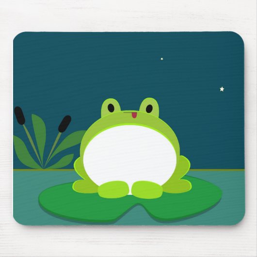Niedlicher Frosch Mousepad (Vorne)