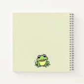 Niedlicher Frosch Notizblock (Rückseite)