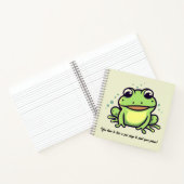 Niedlicher Frosch Notizblock (Innenseite)