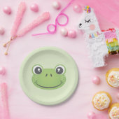 Niedlicher Frosch | Papierplatte Pappteller (Party)