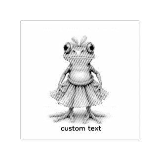 Niedlicher Frosch Permastempel