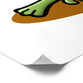 Niedlicher Frosch Poster (Ecke)
