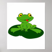 niedlicher Frosch Poster (Vorne)