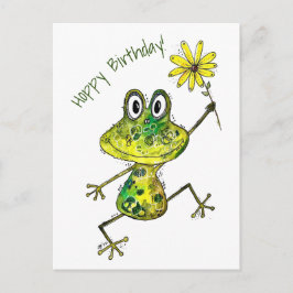 Niedlicher Frosch Postkarte