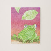 niedlicher Frosch Puzzle (Vertikal)