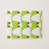 Niedlicher Frosch Puzzle (Horizontal)