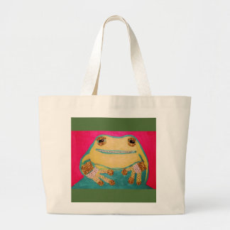 Niedlicher Frosch-riesige Taschen-Tasche Jumbo Stoffbeutel