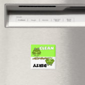 Niedlicher Frosch sauber / Geschirrspülmagazin Magnet (In Situ (Geschirrspüler))