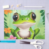 Niedlicher Frosch Seidenpapier (Handwerk)