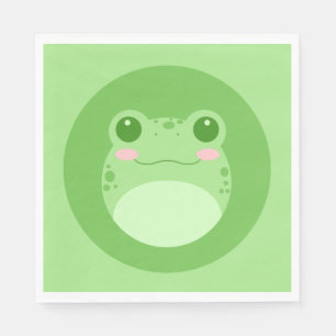 Niedlicher Frosch Serviette