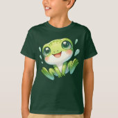 Niedlicher Frosch T-Shirt (Vorderseite)
