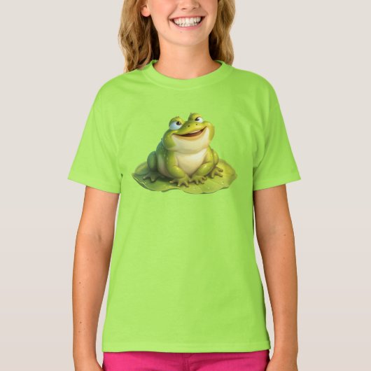 Niedlicher Frosch T-Shirt (Vorderseite)