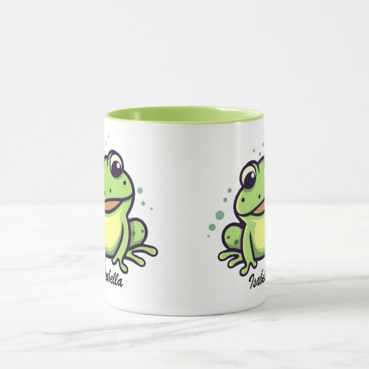 Niedlicher Frosch Tasse (Zentrum)