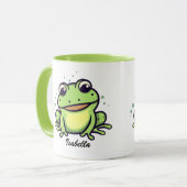 Niedlicher Frosch Tasse (Vorderseite Links)