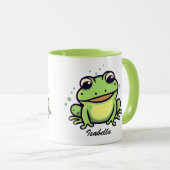 Niedlicher Frosch Tasse (VorderseiteRechts)